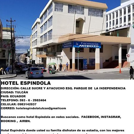 Hotel Espindola Tulcán Exterior photo